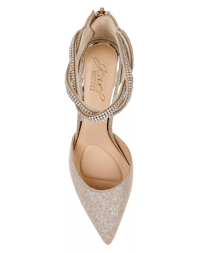 Женские вечерние туфли Tinsley Jewel Badgley Mischka, белый — фото 3