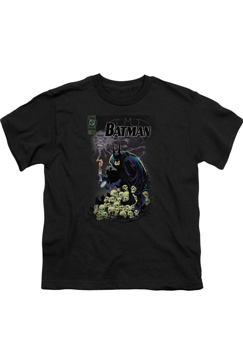 

Бэтмен Кавер #516 Детская футболка с коротким рукавом Gildan, черный