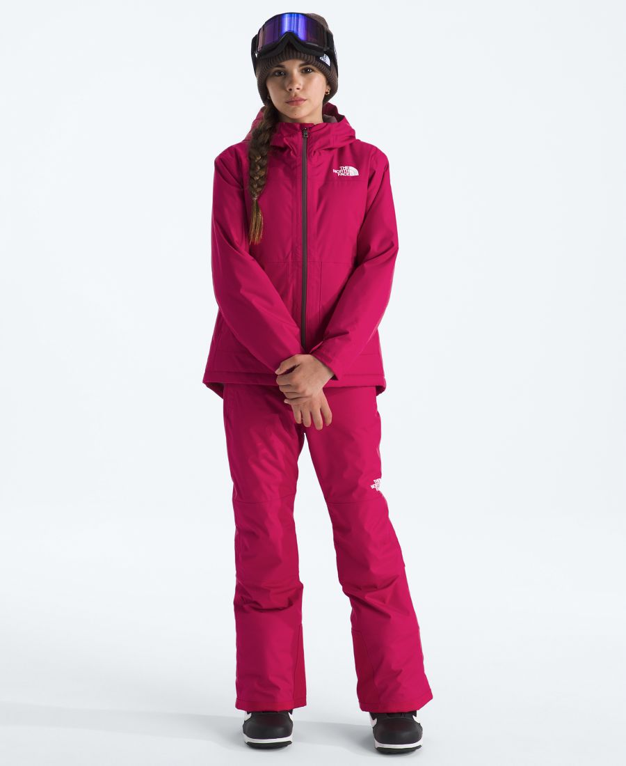 

Утепленная куртка с капюшоном Freedom для девочек 7-16 лет, совместимая со шлемом The North Face, Lali Guran