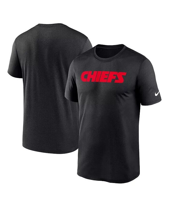 

Мужская черная футболка Kansas City Chiefs Primetime Legend Wordmark Performance Nike