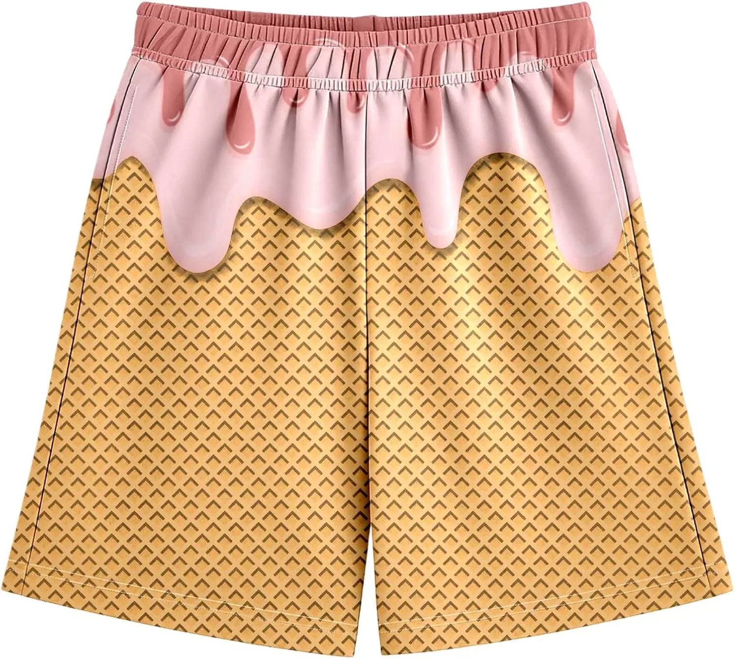 Шорты спортивные Ice Cream Shorts, светло-розовые — фото 3