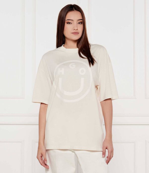 

Футболки Oversize fit Hugo Blue, экрю