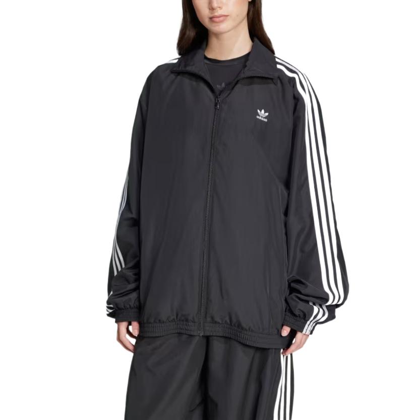 Adidas Originals Женская оверсайз толстовка Adidas Adilenium Season 3 черная, Black — фото 4