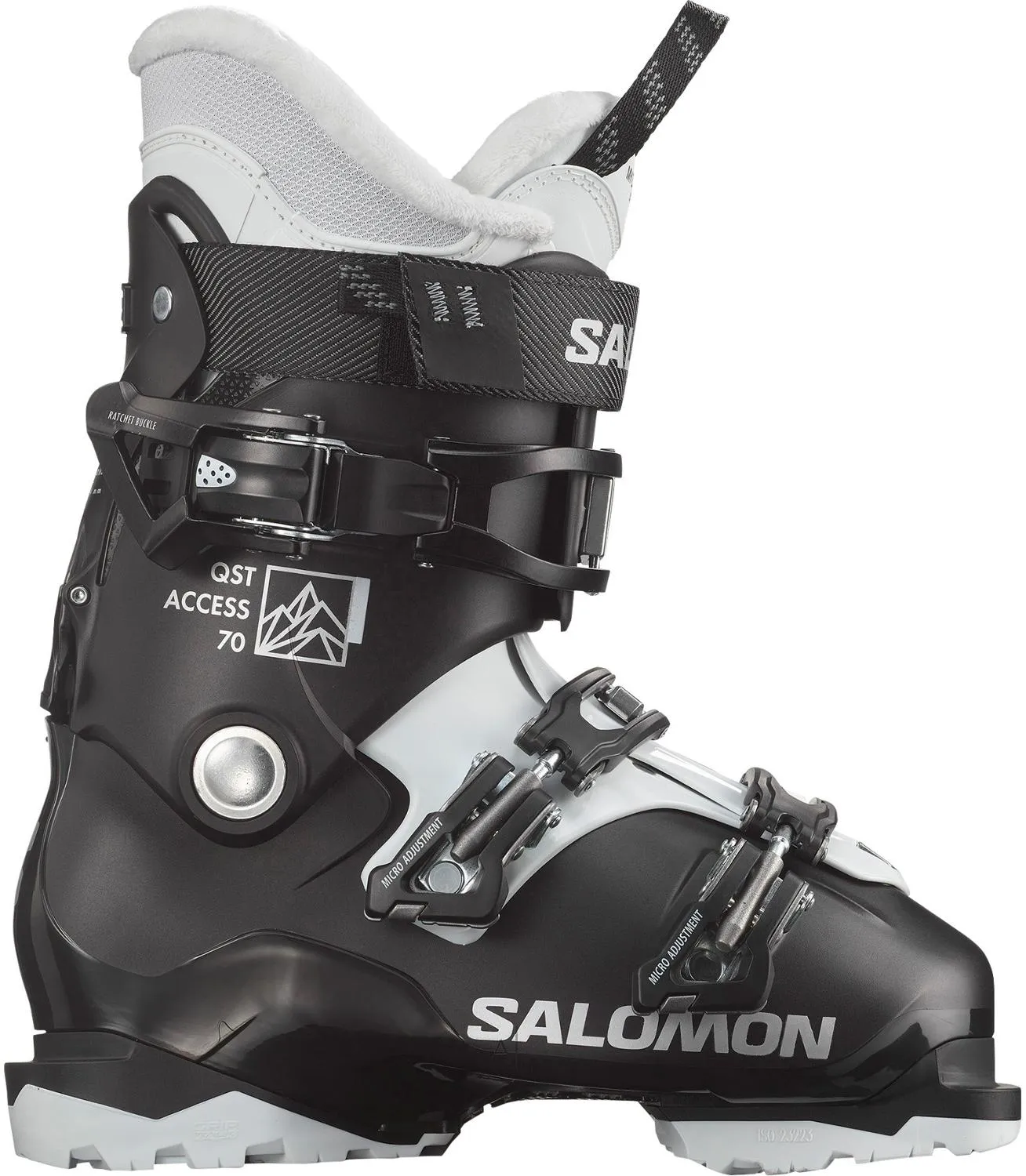 

Женские лыжные ботинки QST Access 70 GW Salomon, Black/White/Beluga