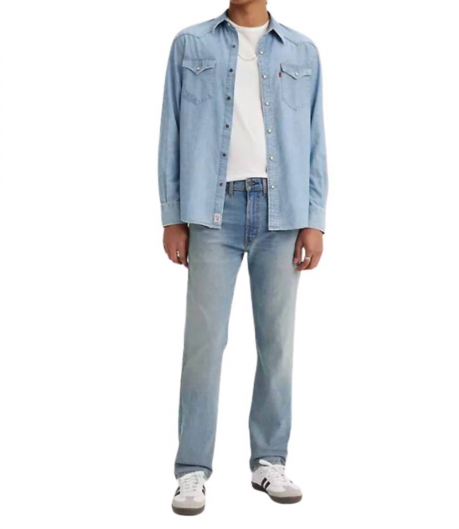 

Мужские джинсы 506 Comfort Straight - длина 32 дюйма, цвет средний индиго Levi's