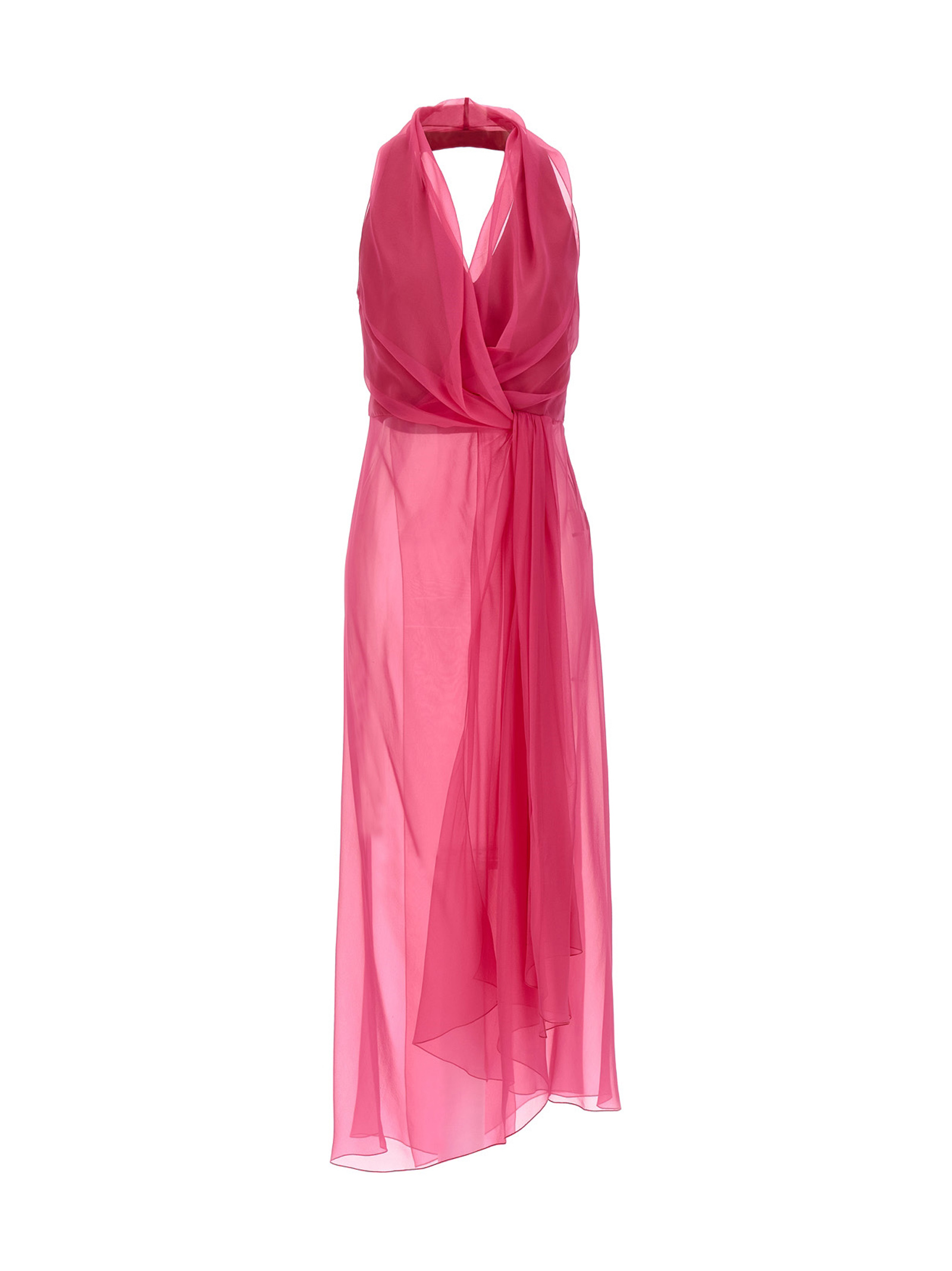 

Шифоновый топ Alberta Ferretti, фуксия