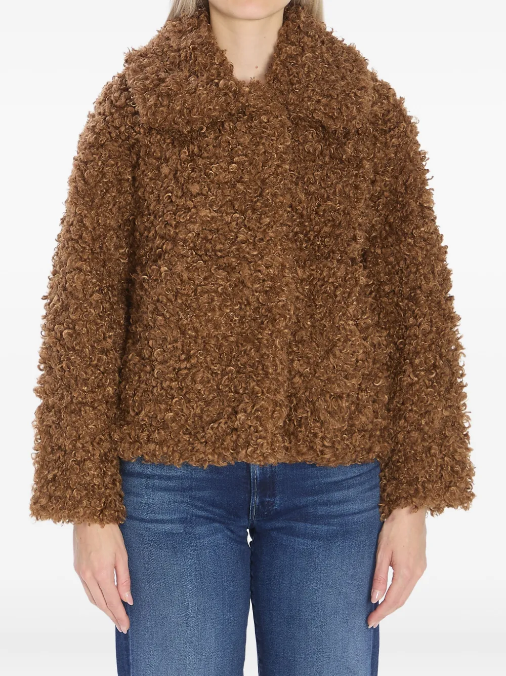 

Куртка с эффектом овчины Traci Jakke, коричневый