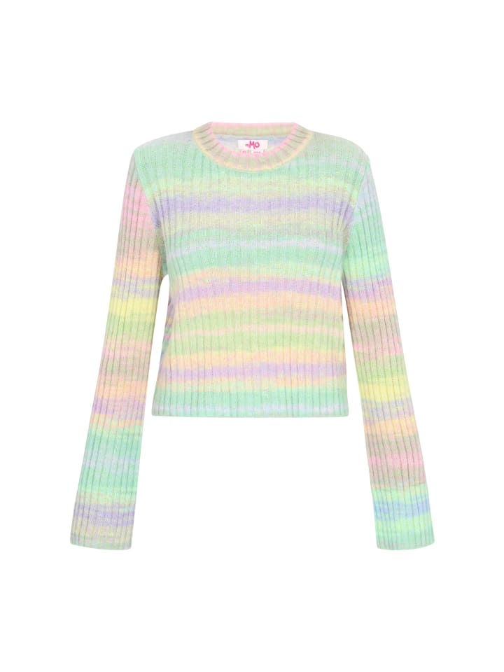 

Женский свитер в цвете лайм-многоцветный myMo