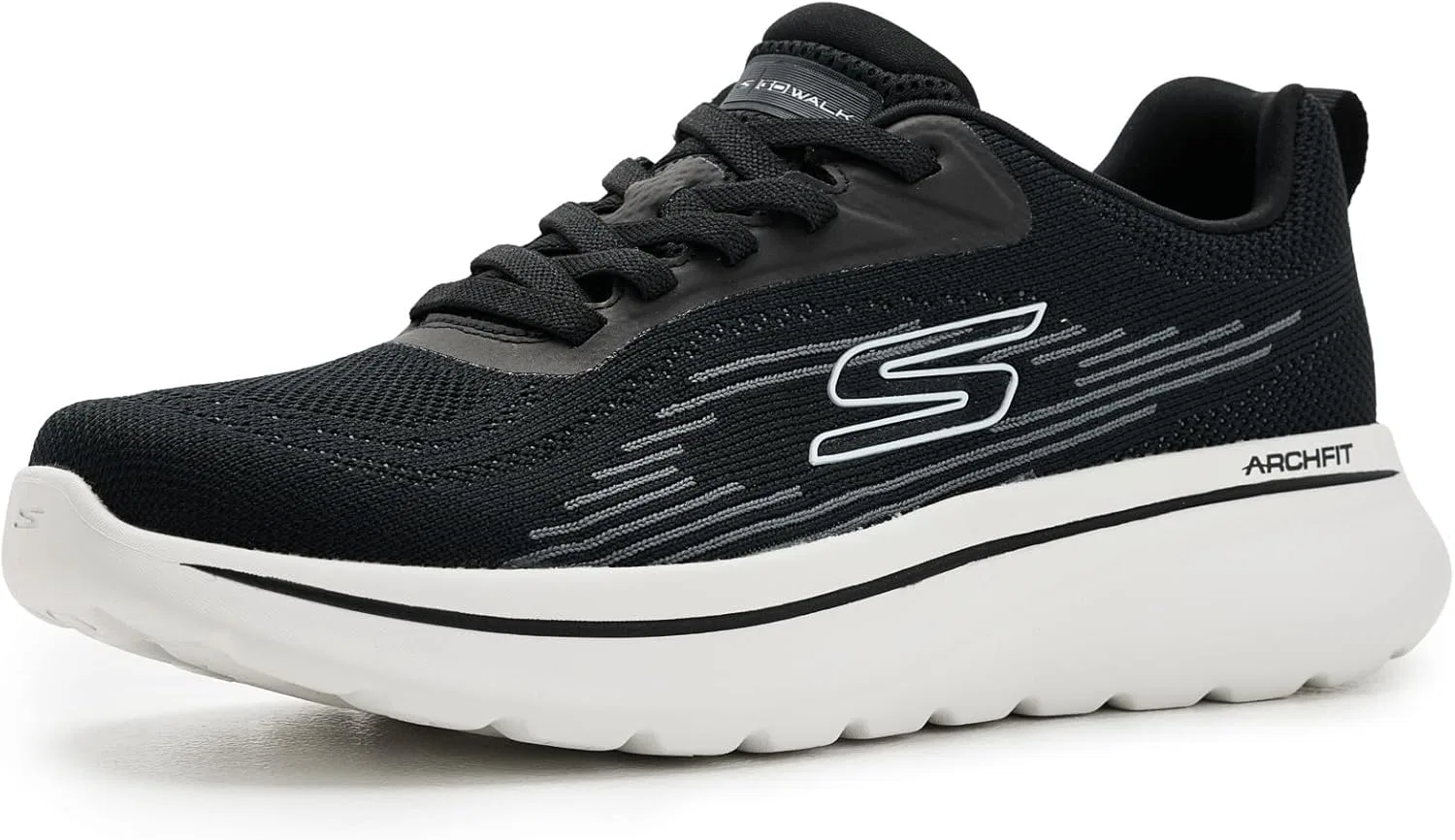 Мужские кроссовки Skechers Go Walk Arch Fit N-Joy Nate, Black White