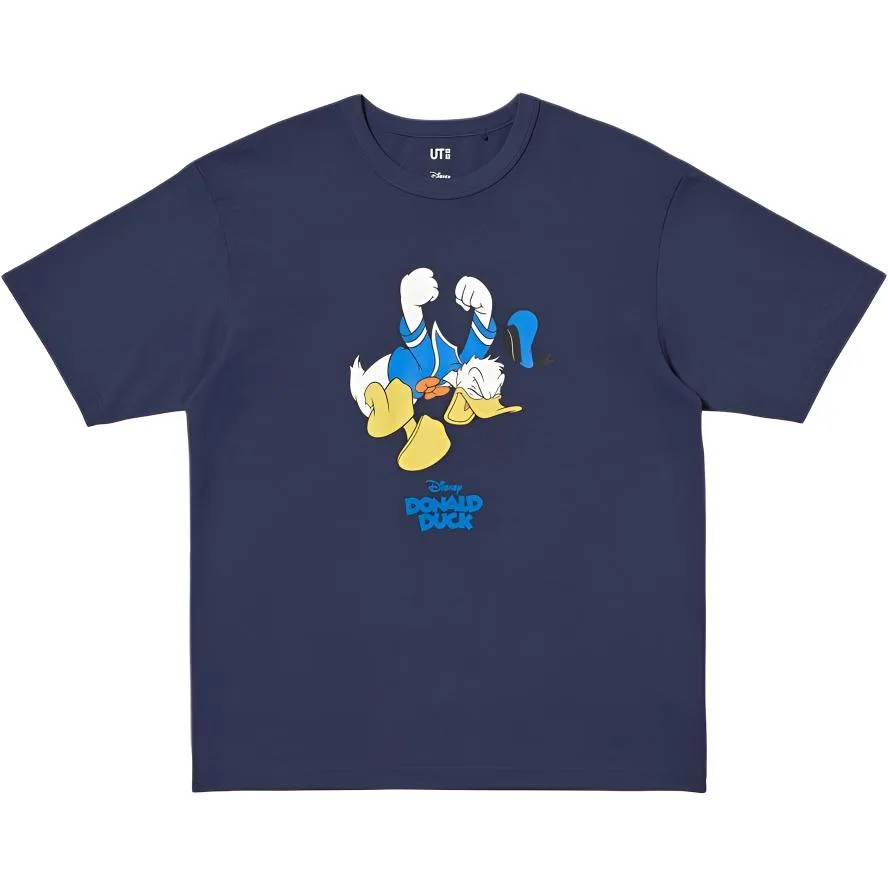 Футболка Unisex Disney MAGIC For ALL SS26 UNIQLO, темно-синий