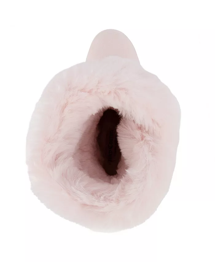 Женские уютные зимние ботильоны King Cozy Juicy Couture, розовый — фото 4