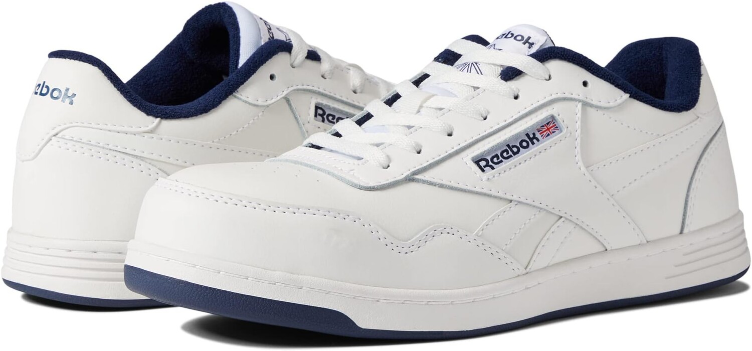 

Кроссовки Club Memt Work SD10 Comp Toe Reebok, белый/темно-синий