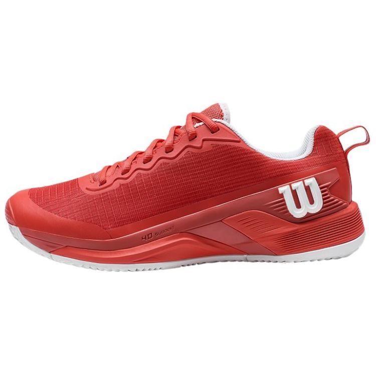 Кроссовки Wilson Rush Pro Tennis Shoes Men Low-top, красный — фото 4