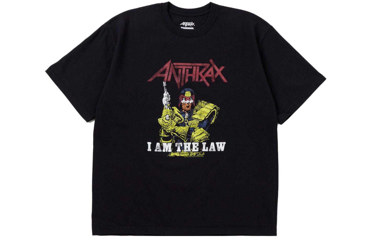 

NEIGHBORHOOD Футболка ANTHRAX FW23 Unisex Black, Черный, NEIGHBORHOOD Футболка ANTHRAX FW23 Unisex Black