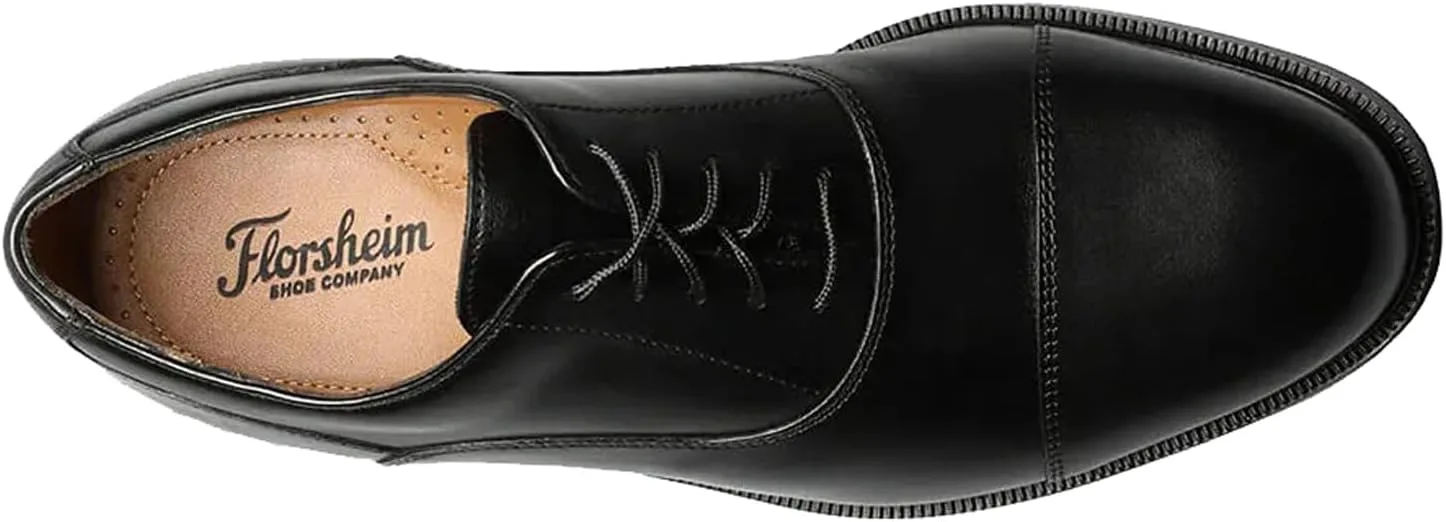Мужские оксфорды Florsheim Dailey с закругленным носком, черный — фото 2