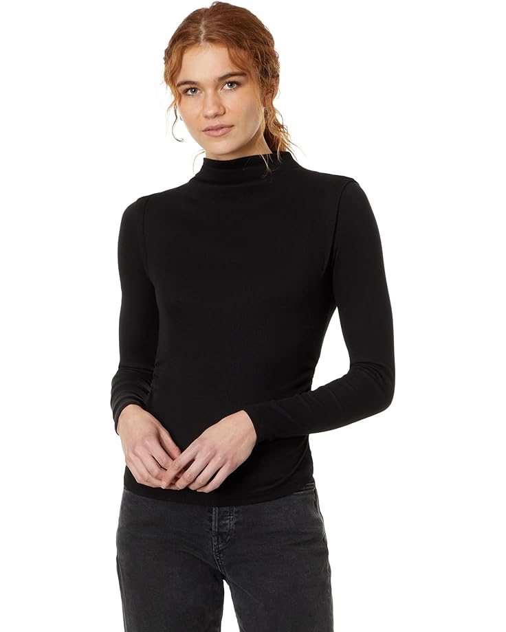 

Футболка Michael Stars Denise Mock Neck, черный