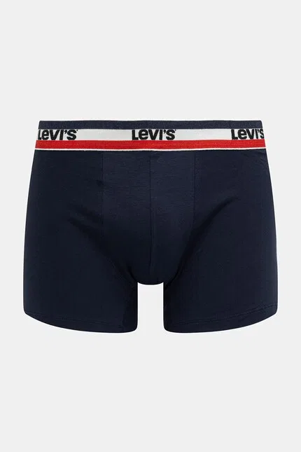 Боксеры мужские хлопковые 6 шт Levi's, синий — фото 4