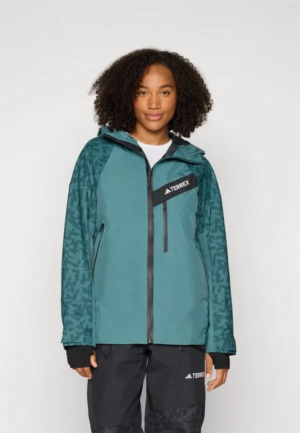 Куртка из жесткого материала Adidas Terrex, Aurora Ivy/Preloved Teal