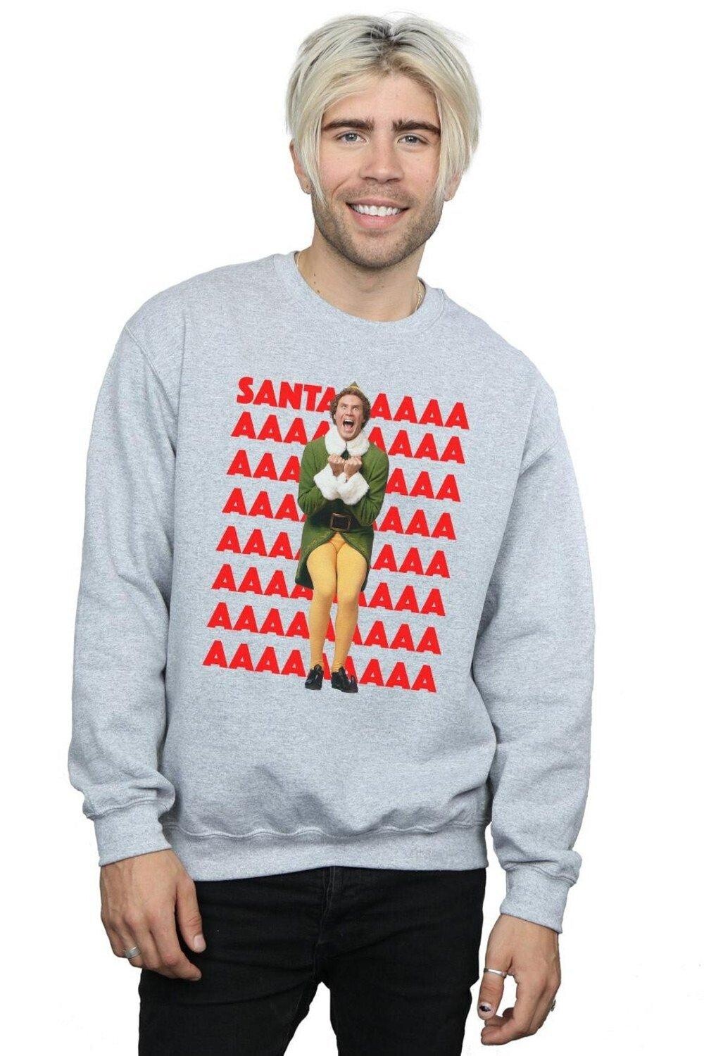 

Толстовка Buddy Santa Scream Elf, серый