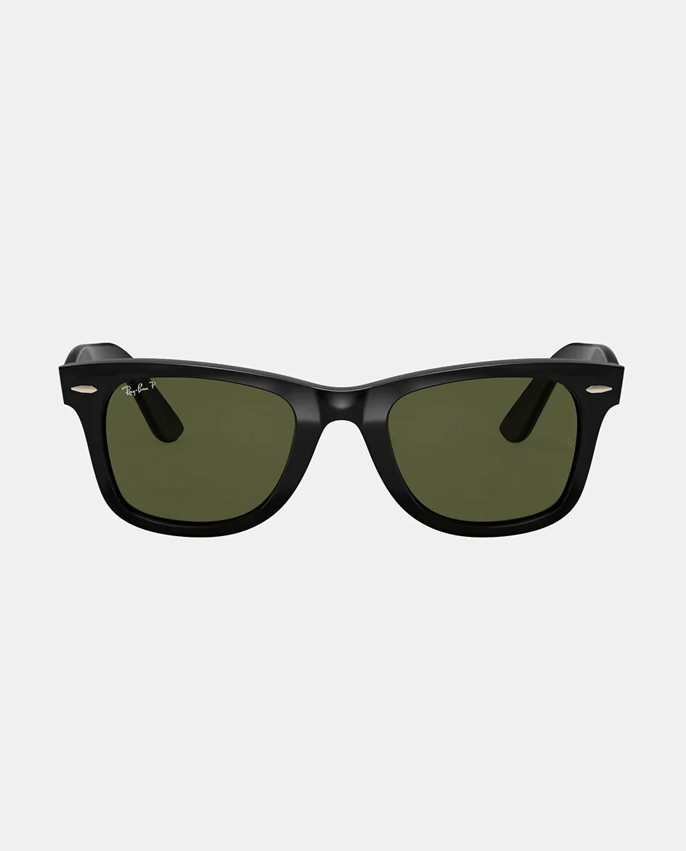 

Квадратные солнцезащитные очки унисекс Wayfarer Ray-Ban, черный