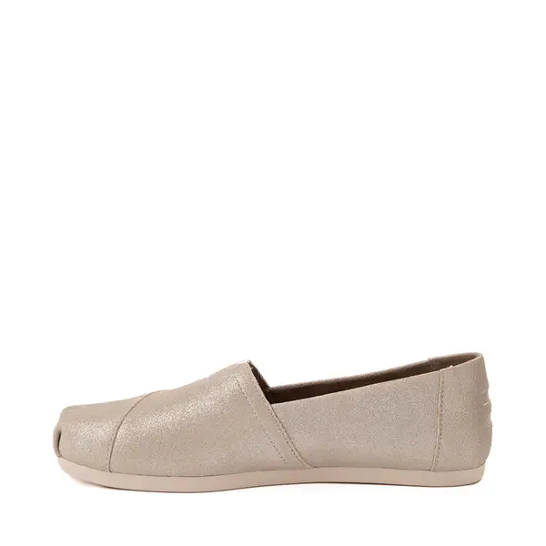 

Слипоны Womens TOMS Alpargata Metallic Slip-On Casual Shoe, цвет Champagne