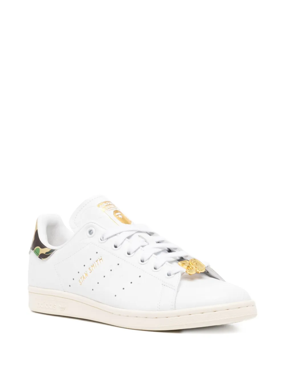 Кроссовки Stan Smith из коллаборации с Adidas A BATHING APE, белый — фото 2
