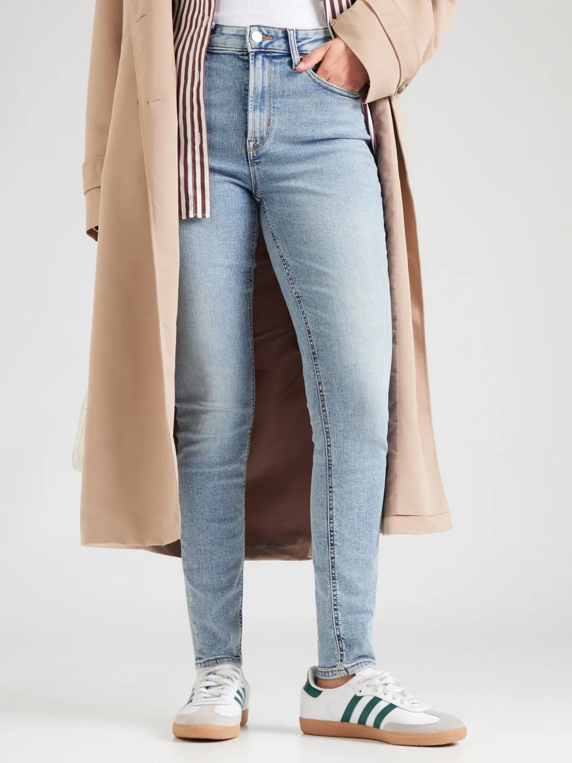 Джинсы Gap Slim fit AURORA синего цвета — фото 2