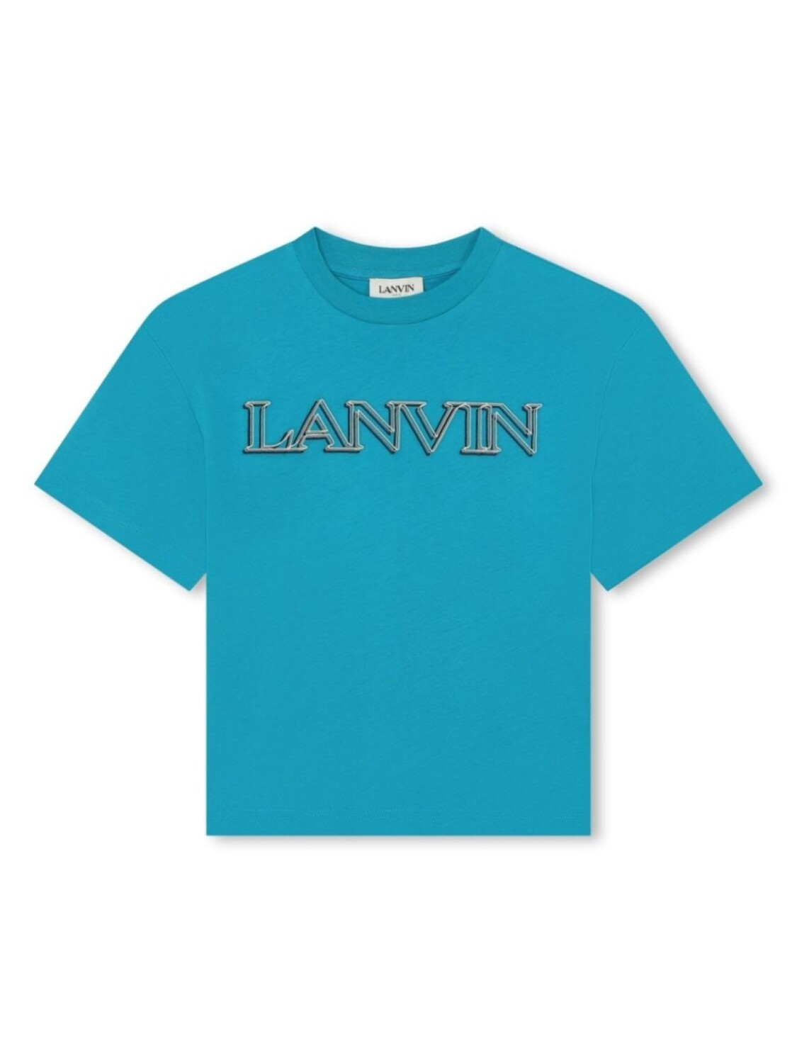 

Lanvin Enfant футболка с логотипом, синий