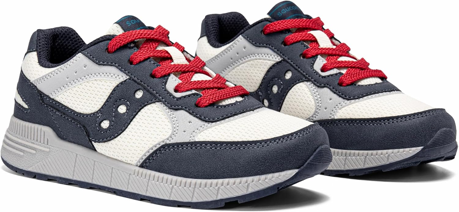 Детские кроссовки Saucony Unisex-Child Eclipse Kdz, красный/синий/темно-синий — фото 2