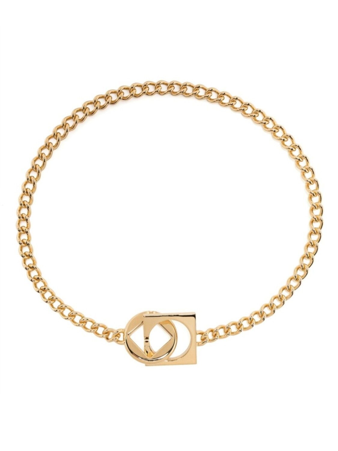 

Колье-чокер Le Collier Rond Carré Jacquemus, золотой