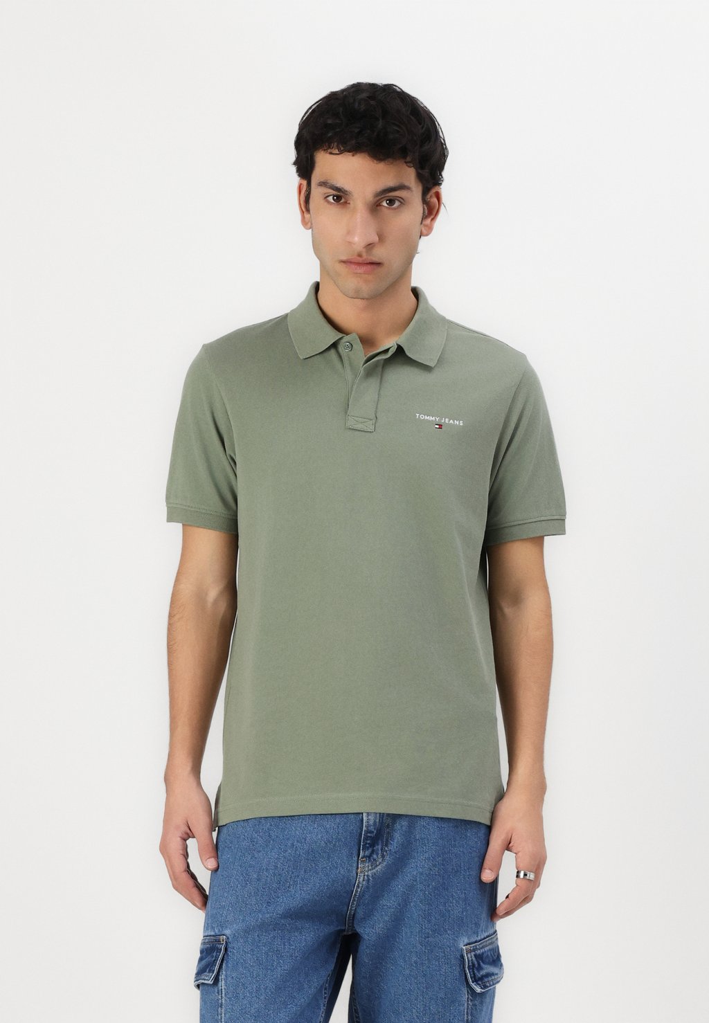 

Поло LINEAR Tommy Jeans, оранжевый