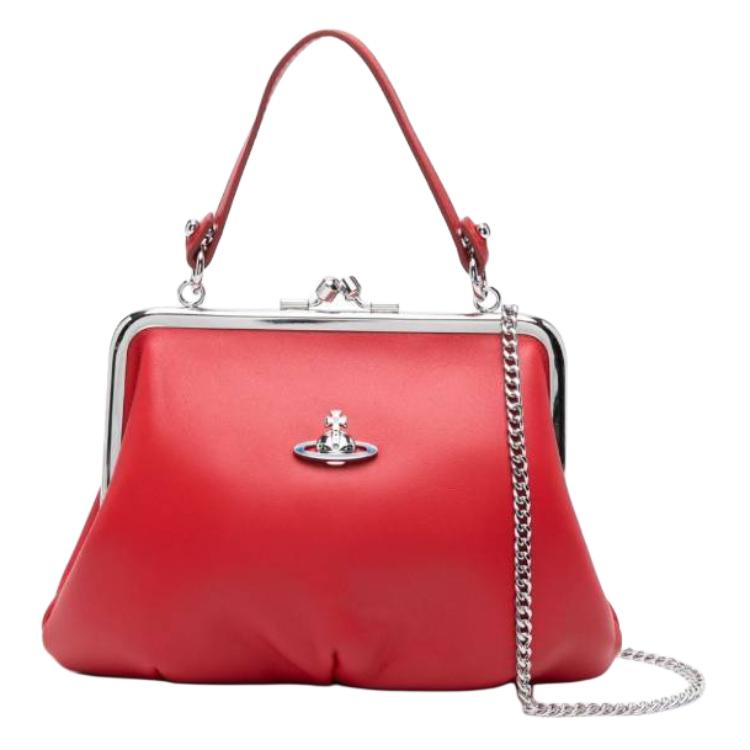 

Vivienne Westwood Женская сумка Calfskin через плечо полностью crimson