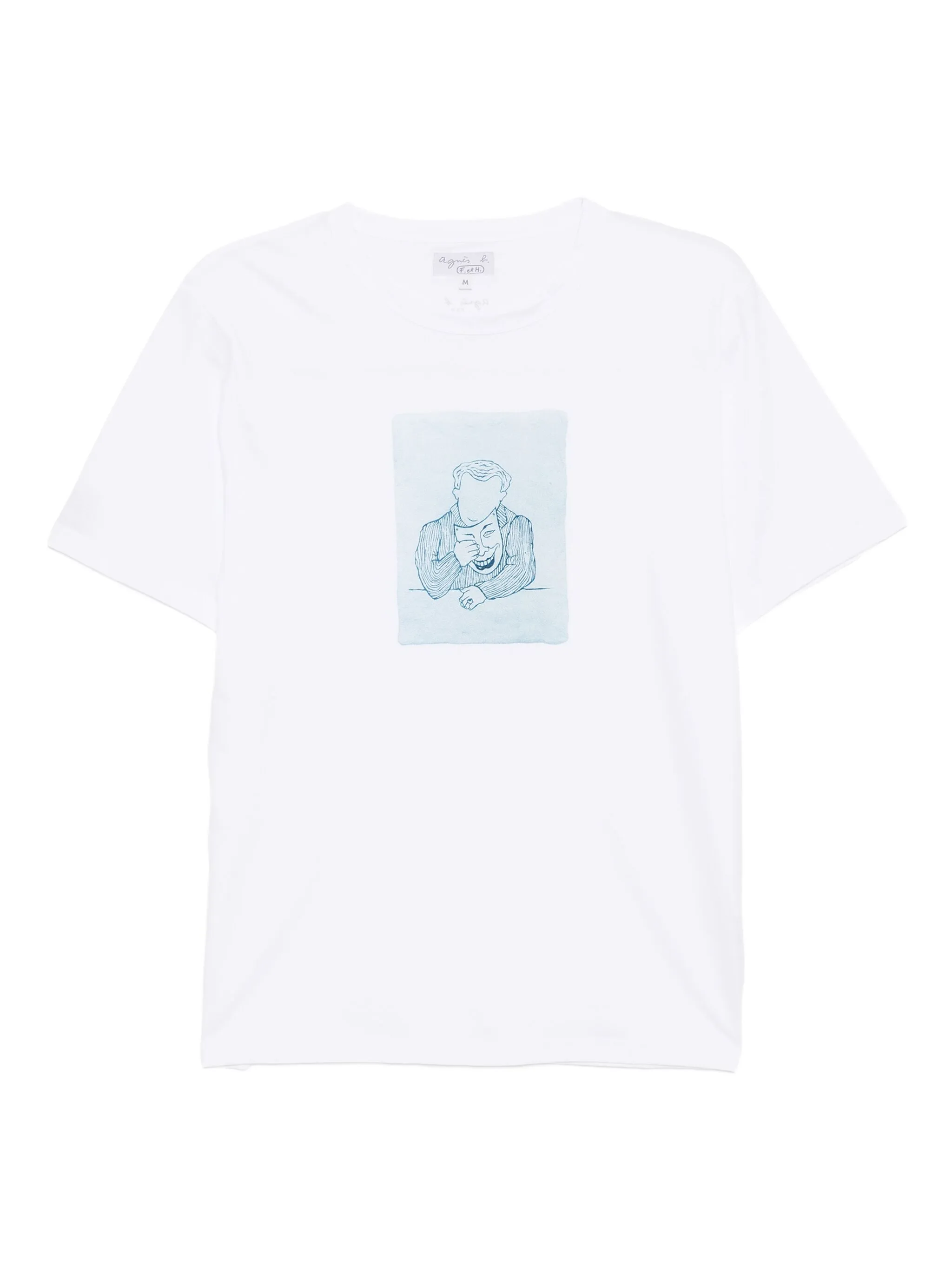 

Футболка Le Mixte из коллаборации с Brendan Lynch Agnès B., белый