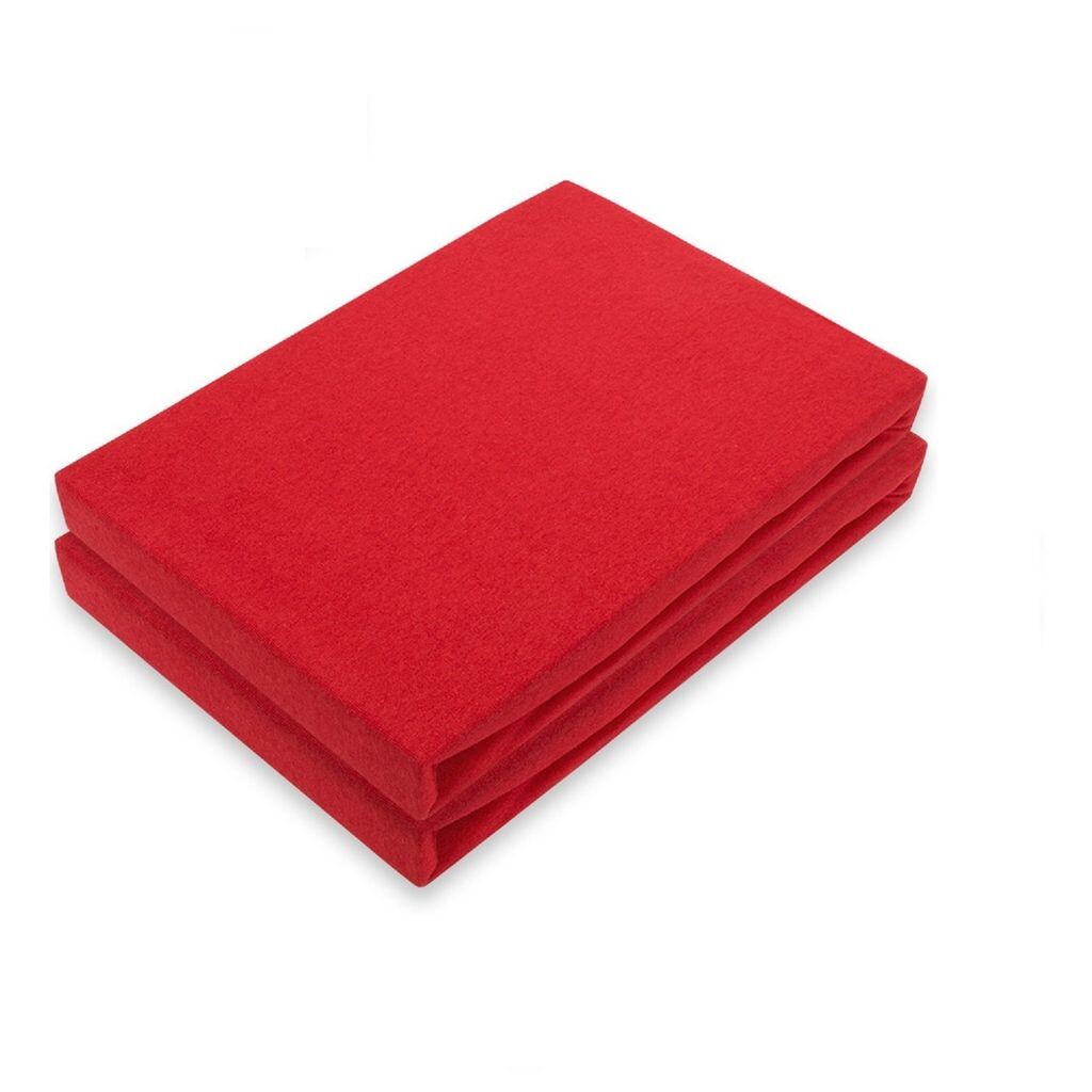 

Простынь Brand Topper Jersey на подгонке, двойная упаковка 140x200 - 160x200 см, красный Südseetraum