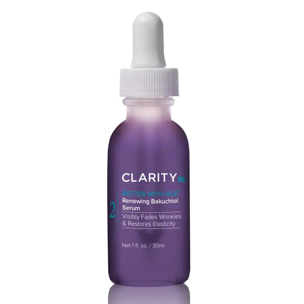 Сыворотка ClarityRx — Для лица Better With Age Renewing Bakuchiol для омоложения, мягкая альтернатива ретинолу, 30 мл
