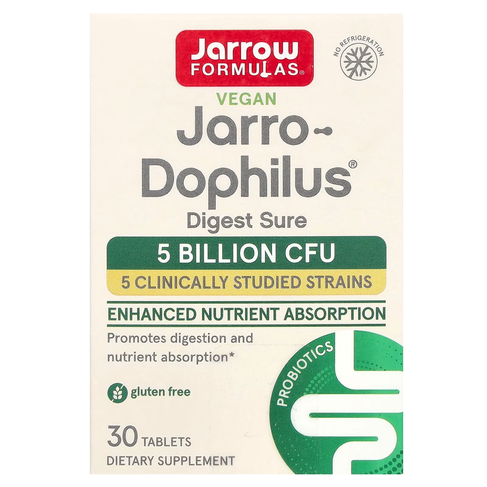 

Добавка Jarrow Formulas без глютена, 30 таблеток