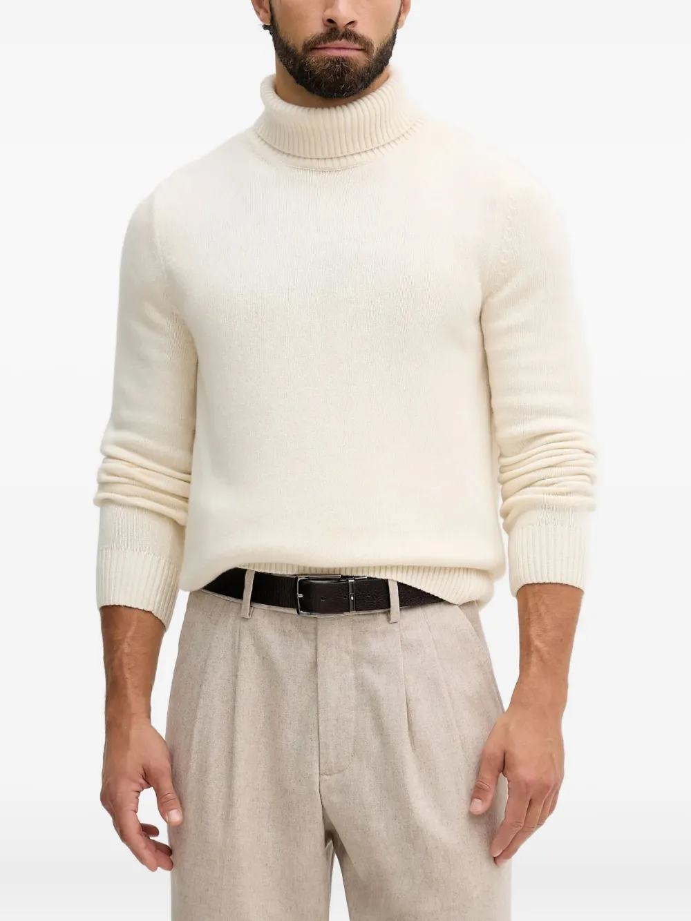 

Свитер с нашивкой-логотипом Kelp Barbour, белый