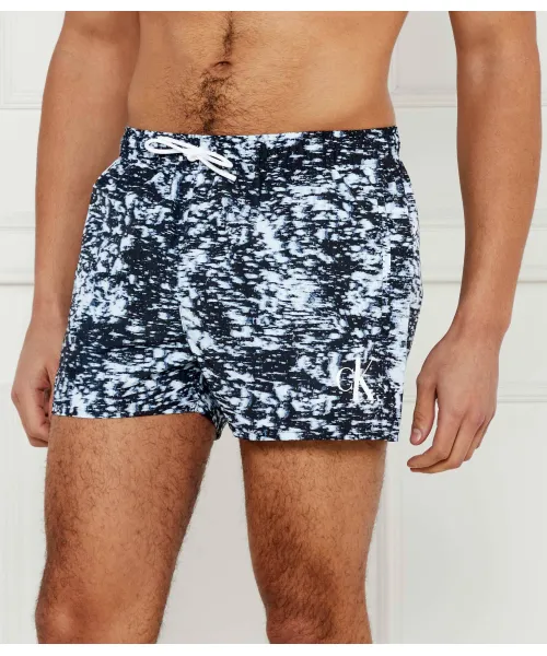 

Пляжные шорты Regular fit Calvin Klein Swimwear, синий