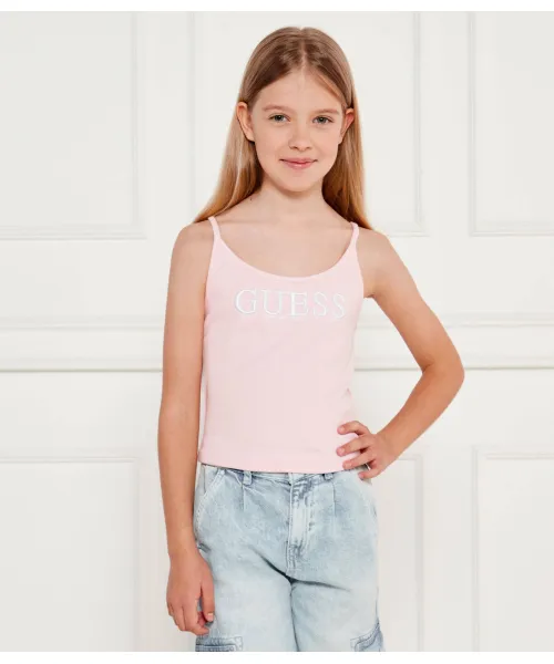 

Топ мини-я Regular fit Guess Active, розовый