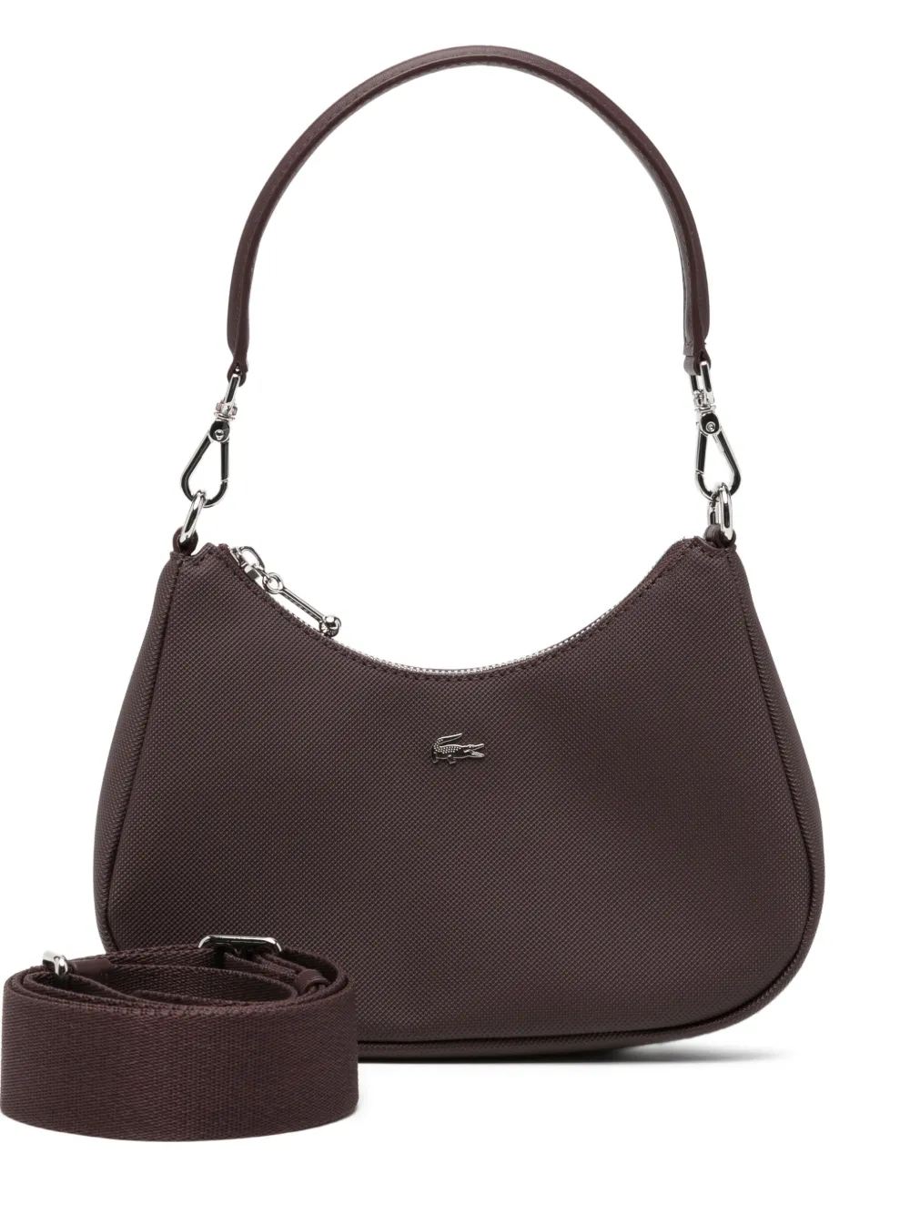 

Сумка через плечо с логотипом Lacoste, коричневый