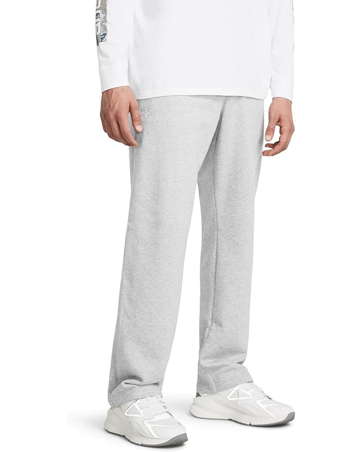 

Брюки Under Armour Rival Fleece, цвет Mod Gray Light Heather/White