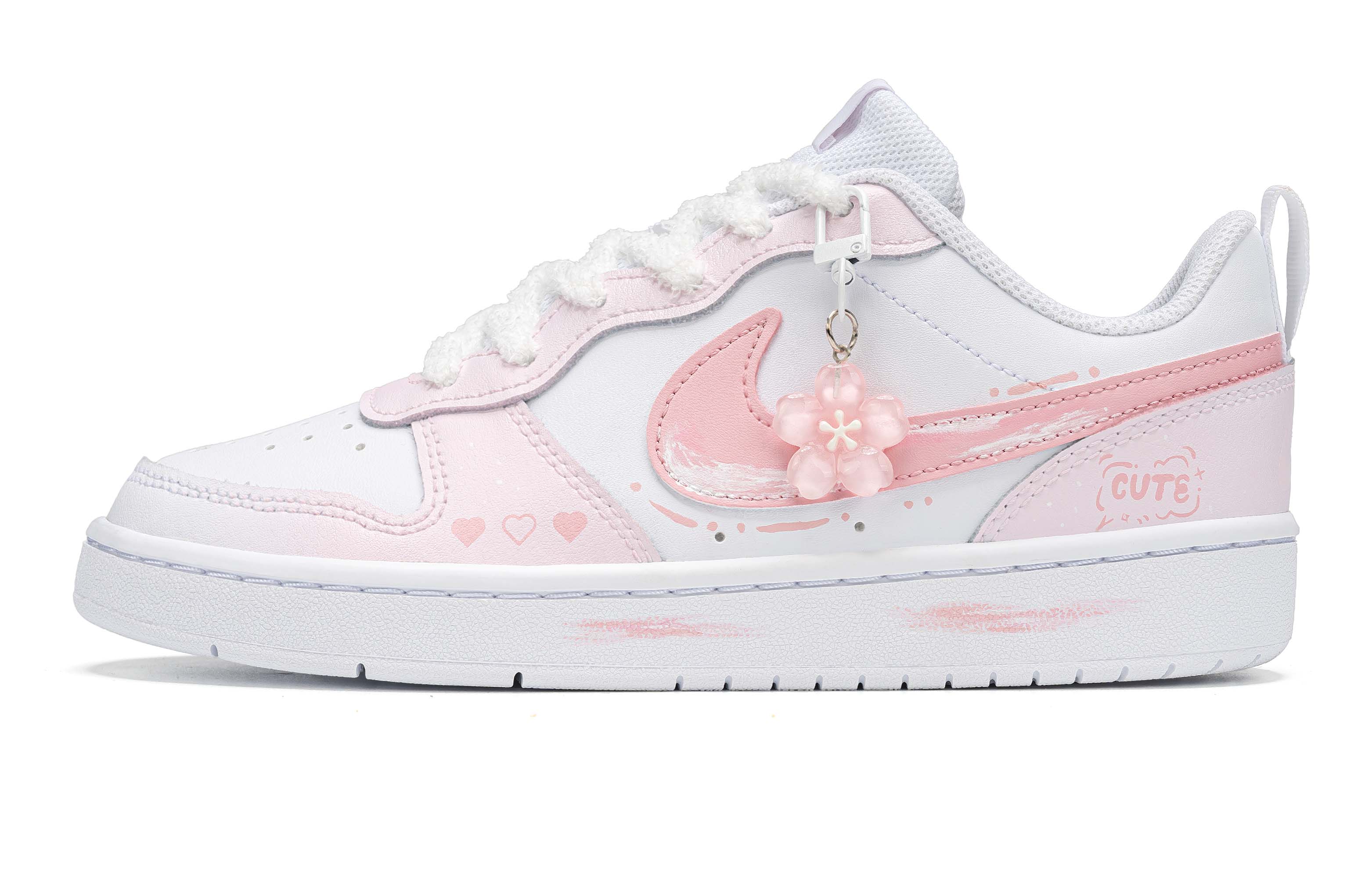 

Детские скейтерские кеды Court Borough Nike, розовый