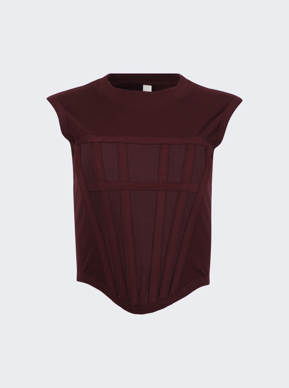 

Корсетная майка Dion Lee, цвет oxblood