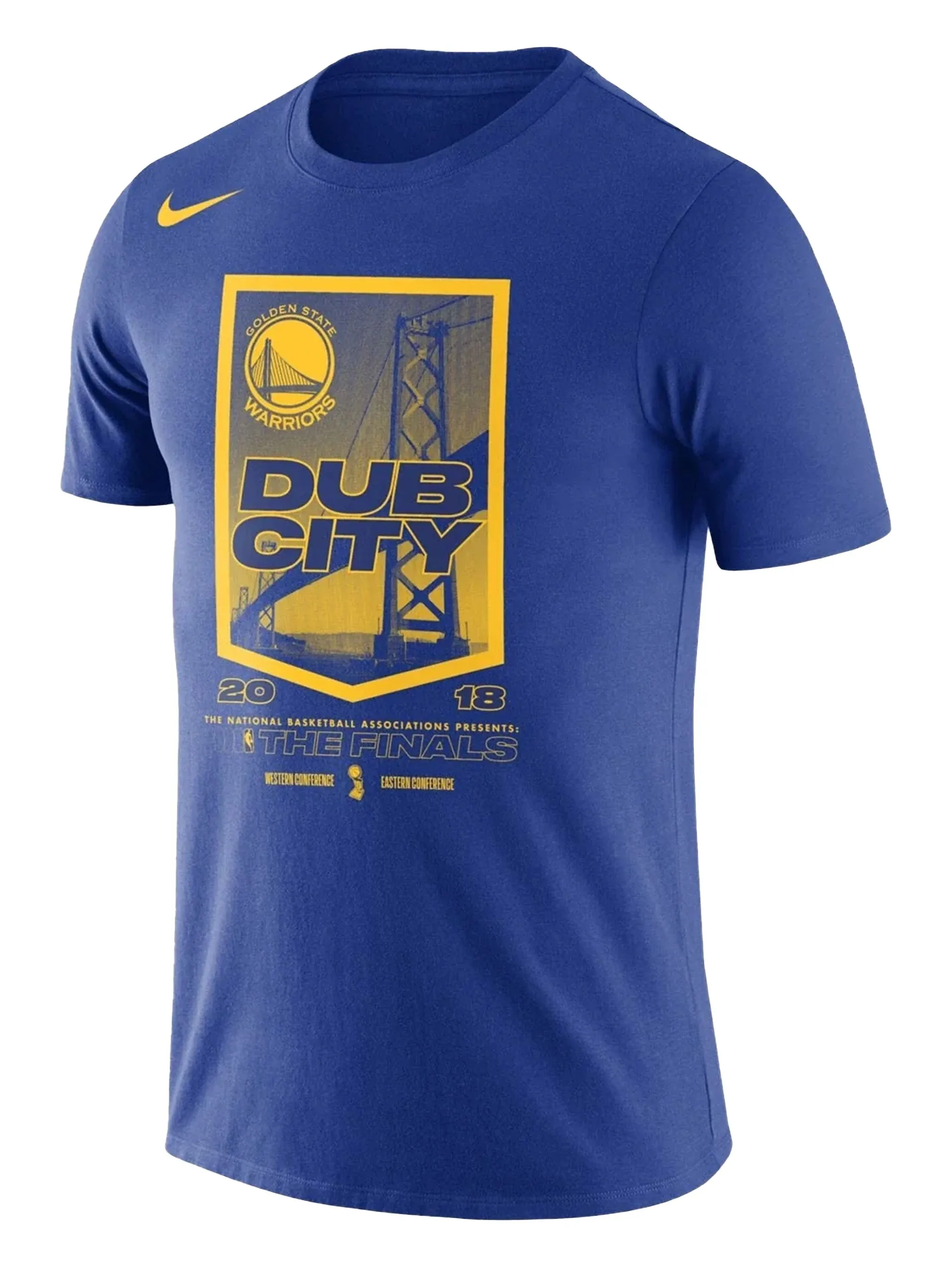 

Футболка NBA Gs Warriors 2018 NBA Finals Bound City Dna Nike, синий