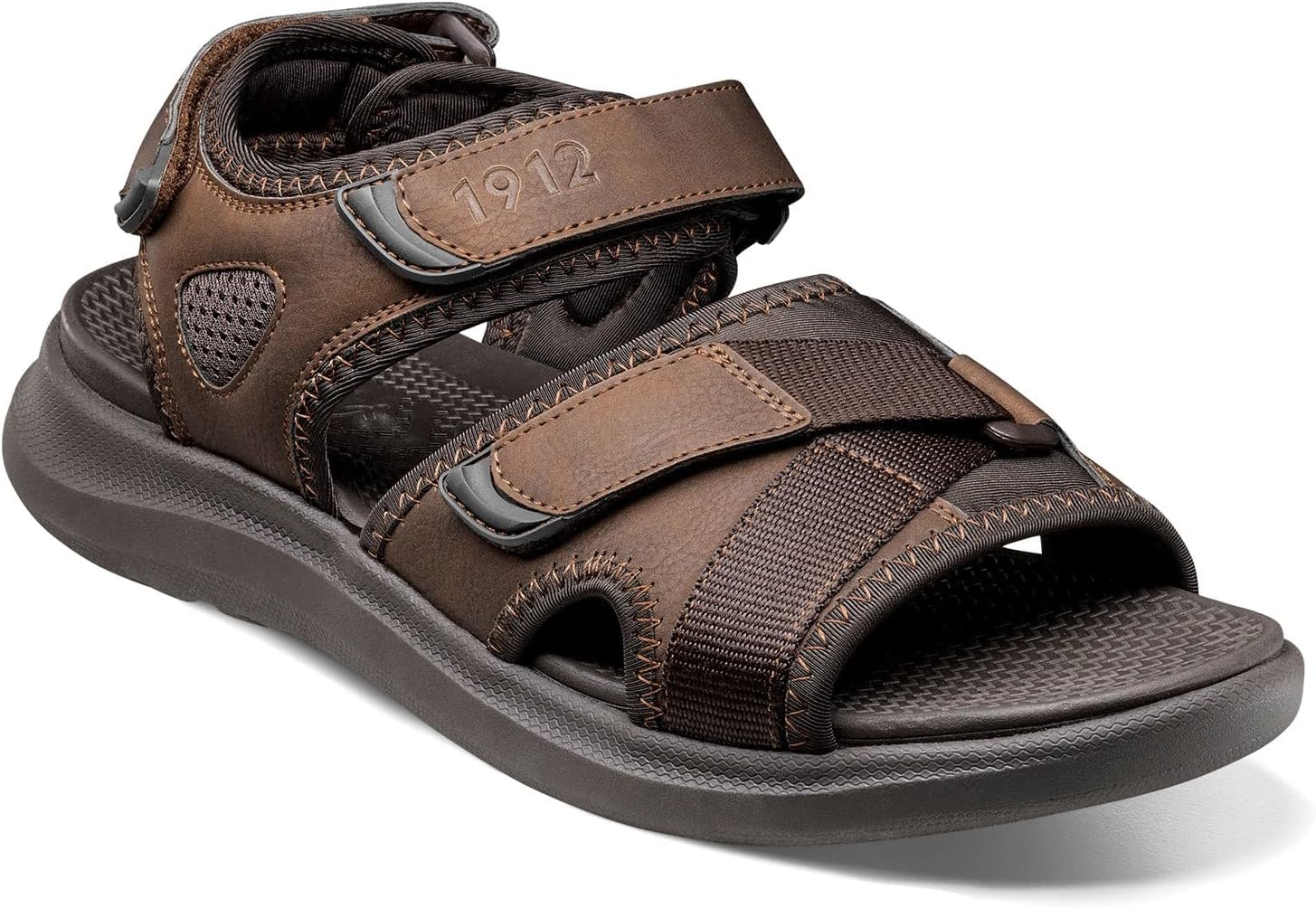 

Мужские сандалии Nunn Bush, Rio Vista River с тремя ремешками, коричневый