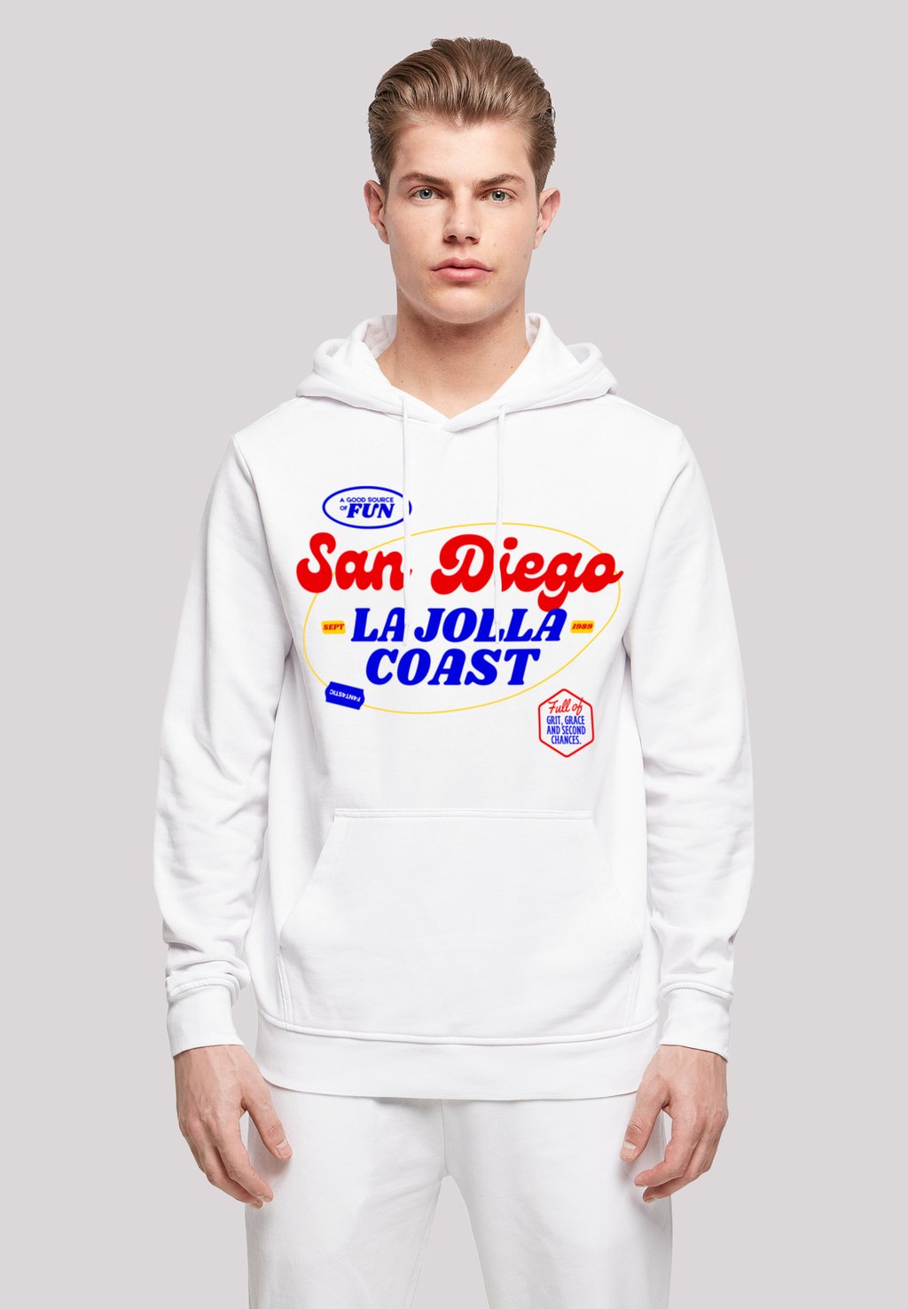 

Толстовка SAN DIEGO - Hoodie F4NT4STIC, белый