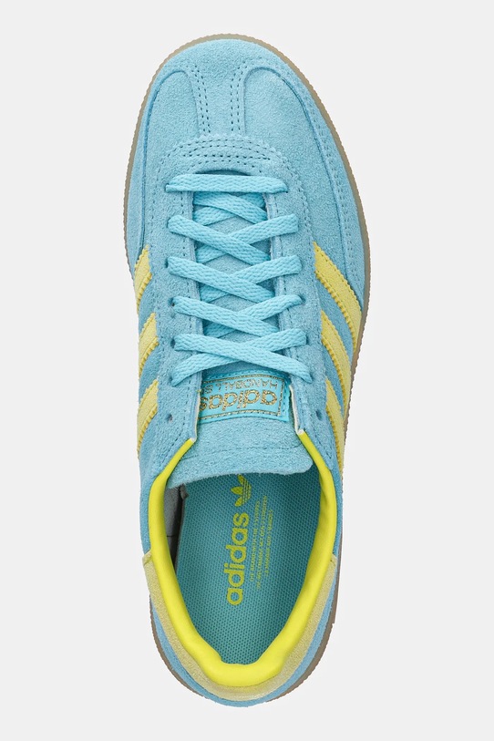 Замшевые кроссовки Handball Spezial Adidas Originals, бирюзовый — фото 4