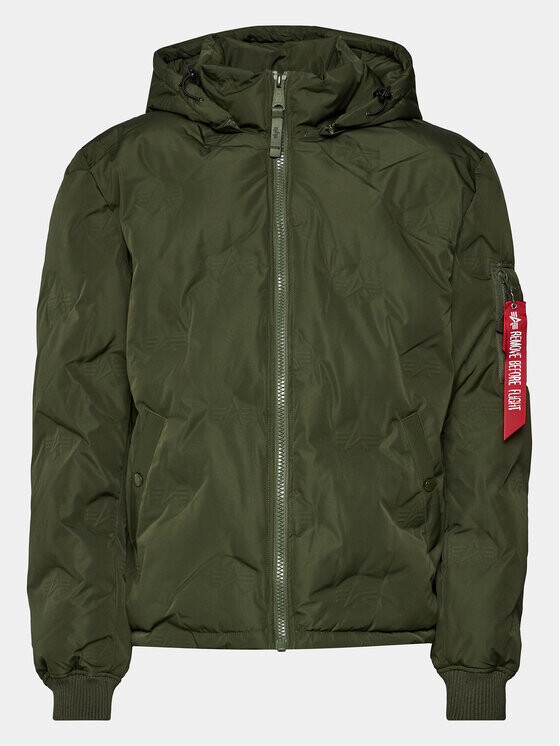

Пуховик стандартного кроя Alpha Industries, зеленый