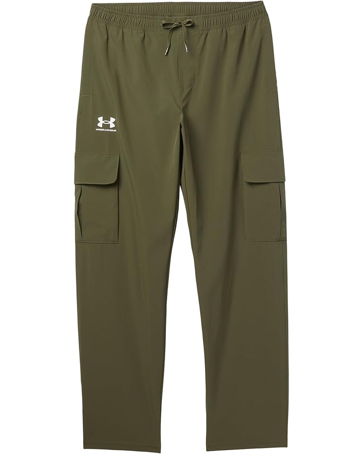 

Брюки Under Armour Kids Icon Woven Pants, цвет Marine OD Green/White