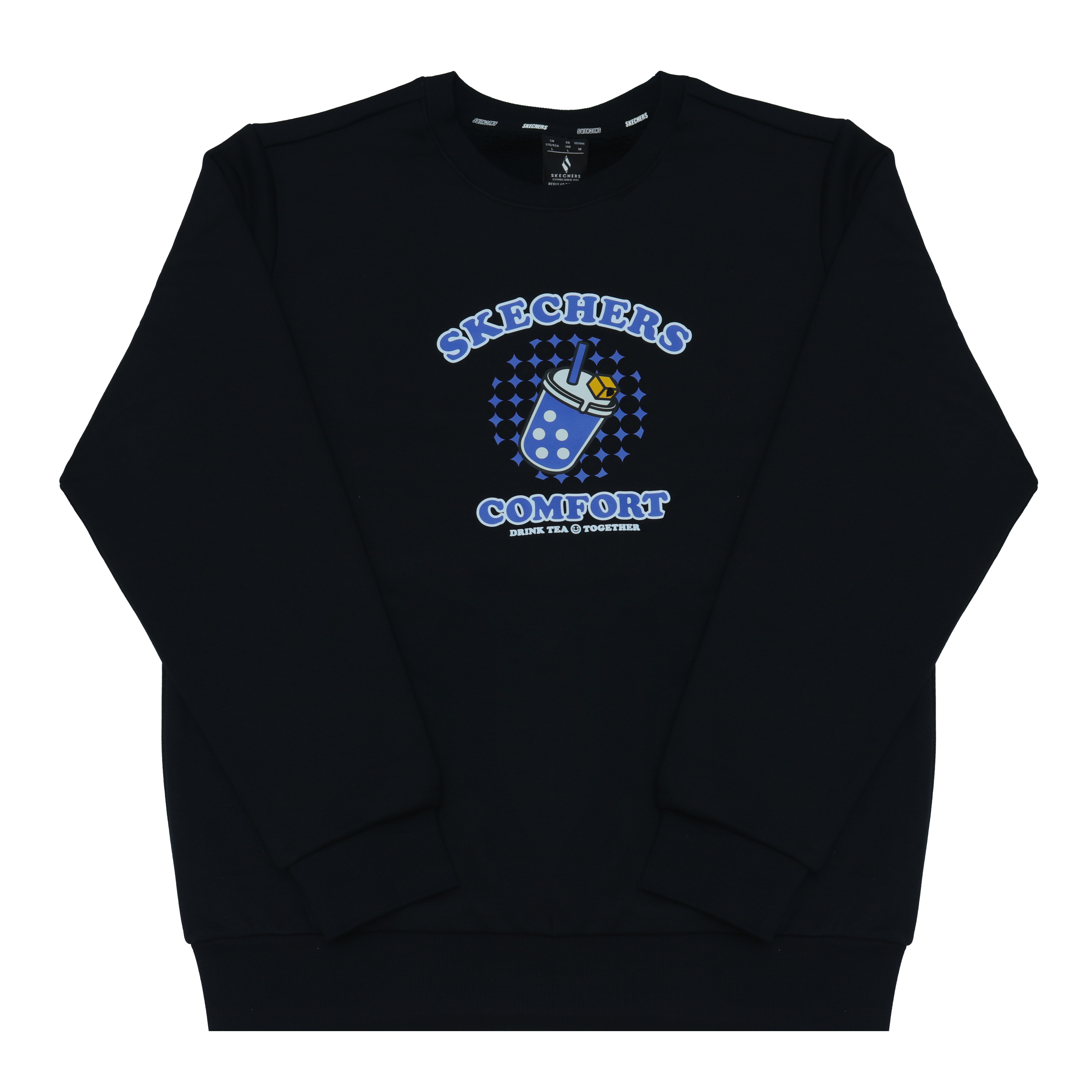 

Skechers Свитшот Unisex Carbon Black Crew Neck Moderate, Черный, Skechers Свитшот Unisex Carbon Black Crew Neck Moderate